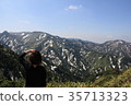 Gunma-Nagano-Shiga Kogen Route-Woman with a view 35713323