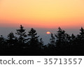 Gunma-Nagano-Shiga Kogen-Yokote summit Hytte-sunrise 35713557