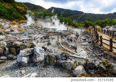 雲仙地獄和秋葉八十萬地獄長崎 雲仙地獄和秋葉八十萬地獄長崎 35713589