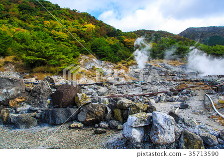 雲仙地獄和秋葉八十萬地獄長崎 雲仙地獄和秋葉八十萬地獄長崎 35713590