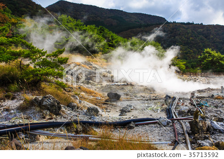 雲仙地獄和秋葉八十萬地獄長崎 雲仙地獄和秋葉八十萬地獄長崎 35713592