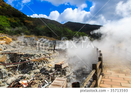 雲仙地獄和秋葉八十萬地獄長崎 雲仙地獄和秋葉八十萬地獄長崎 35713593