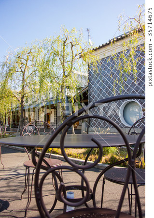 Storehouse, water channel, willow and table Storehouse, water channel, willow and table 35714675