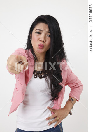 angry malay woman 35716658