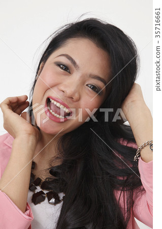 happy woman happy woman 35716661