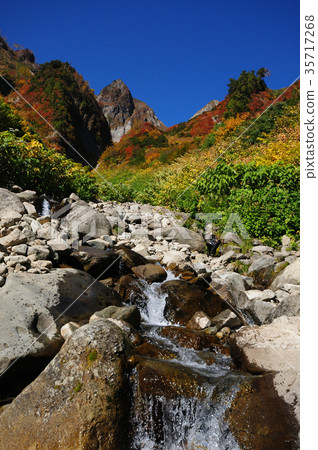 Mountains of autumn leaves Mountains of autumn leaves 35717268