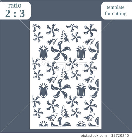 Laser cut wedding card template Laser cut wedding card template 35720240