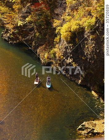Toyohira River of Jozankei Onsen Toyohira River of Jozankei Onsen 35720889