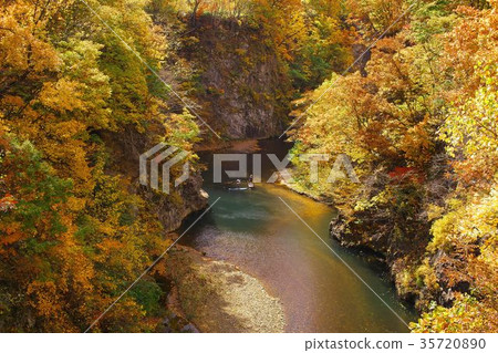 Toyohira River of Jozankei Onsen 35720890