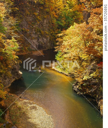 Toyohira River of Jozankei Onsen Toyohira River of Jozankei Onsen 35720891