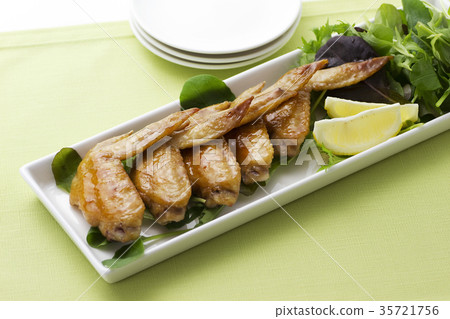 Sweet and spicy grilled chicken wings 8 35721756