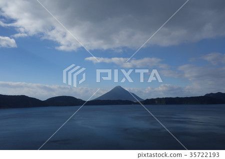 Kaimondake和池田湖自然風景旅行旅行指宿南九州 35722193