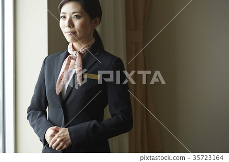 Women who work at a hotel 35723164