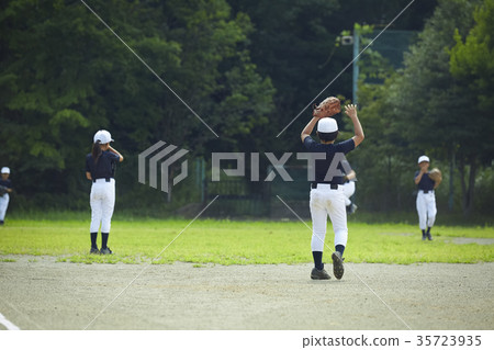 Shonen baseball practice game defensive 35723935