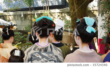 傳統髮型舞妓髮型神社活動 35724340