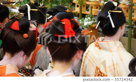 傳統髮型舞妓髮型神社活動 35724342
