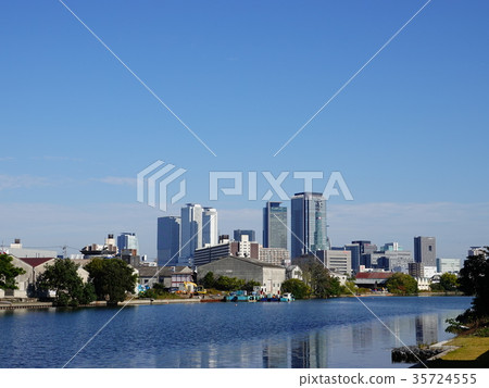 View of Nagoya from the Nakagawa Canal View of Nagoya from the Nakagawa Canal 35724555