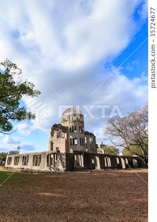 原子彈爆炸圓頂廣島和平紀念公園 -  35724677