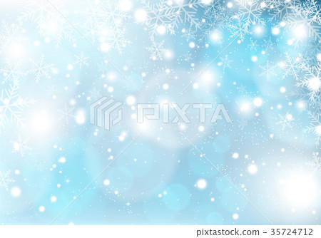 Snow crystal light background 35724712