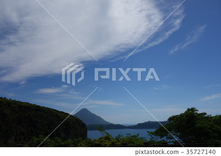 Kaimondake和池田湖自然風景旅行旅行指宿南九州 35727140