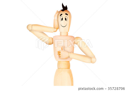 happy character giving thumb up happy character giving thumb up 35728706