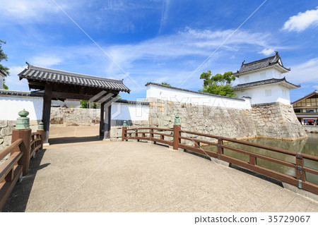 Akaho Castle ruin Otemon (Koraimon) and Otei corner-National Historic Site-Ako City, Hyogo- 35729067