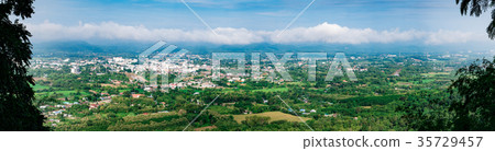 Loie city province on top from PruBoBid Mountain Loie city province on top from PruBoBid Mountain 35729457