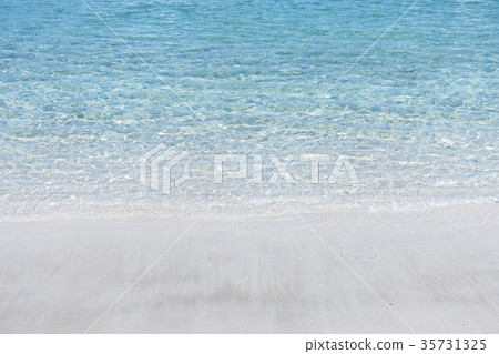 美麗的海濱白濱海灘和歌山縣南紀白濱 35731325