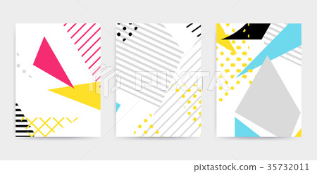 Bright colorful design set vector illustration Bright colorful design set vector illustration 35732011