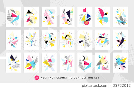 Bright colorful design set vector illustration Bright colorful design set vector illustration 35732012