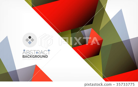 Geometric polygonal vector background 35733775