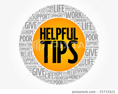 Helpful Tips word cloud collage Helpful Tips word cloud collage 35733822