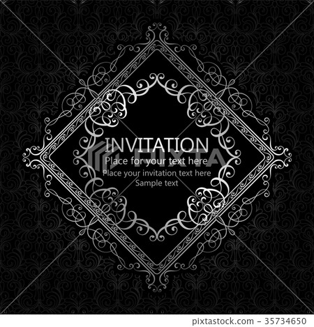 Abstract background with flourishes  35734650