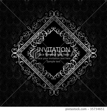 Abstract background with flourishes  35734651