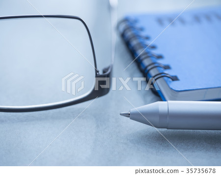Business image · glasses · notebook Business image · glasses · notebook 35735678