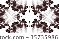 Abstract black and white background of ink or 35735986