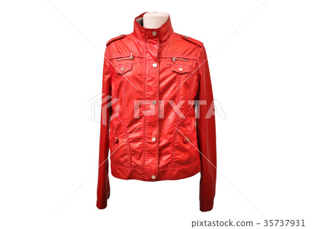 Isolated leather jacket Isolated leather jacket 35737931