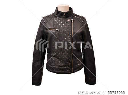 Isolated leather jacket Isolated leather jacket 35737933