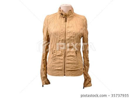 Isolated leather jacket Isolated leather jacket 35737935