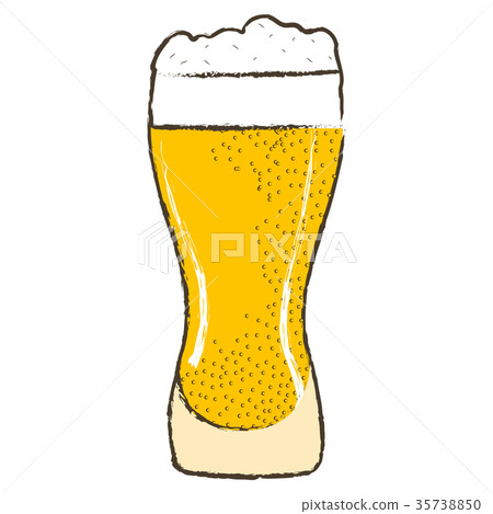 Isolated beer glass Isolated beer glass 35738850