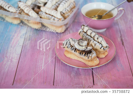 cakes on color background cakes on color background 35738872