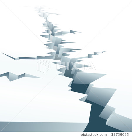 Ice floe vector illustration Ice floe vector illustration 35739035