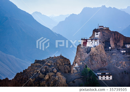 Dhankar gompa. Spiti valley, Himachal Pradesh 35739505