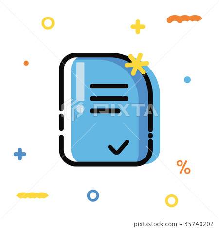 Line art flat Style illustration. Document 35740202