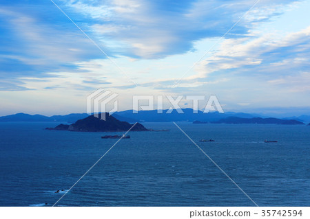 Early morning Ira lake water supply and Kamijima 35742594