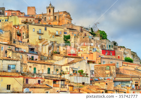 View of Ragusa, a UNESCO heritage town in Sicily View of Ragusa, a UNESCO heritage town in Sicily 35742777