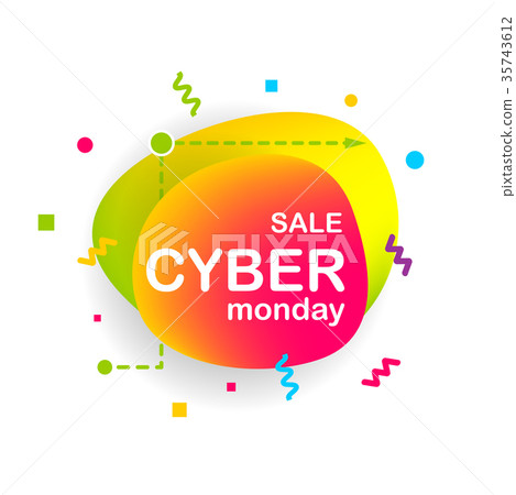 Cyber monday creative dialog advertisement Cyber monday creative dialog advertisement 35743612