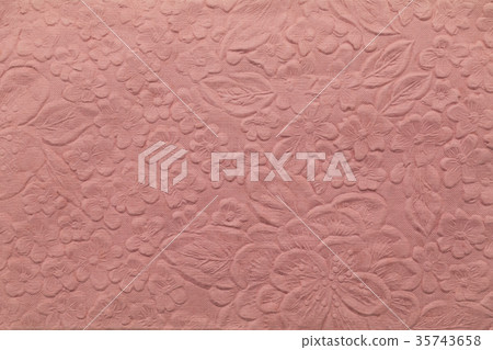 Close up of paper embossed flower pattern 35743658