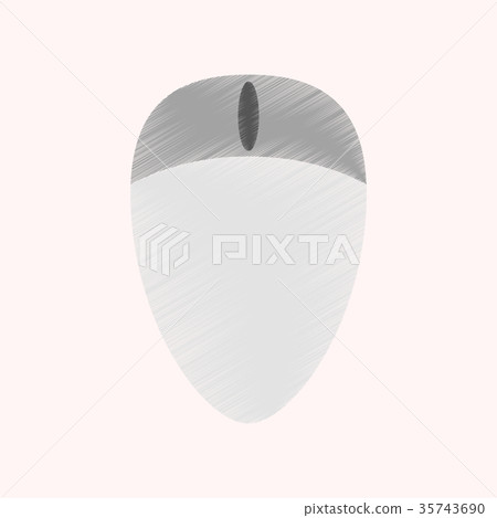 flat shading style icon computer mouse flat shading style icon computer mouse 35743690