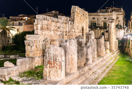 The Temple of Apollo, an ancient Greek monument in 35743748